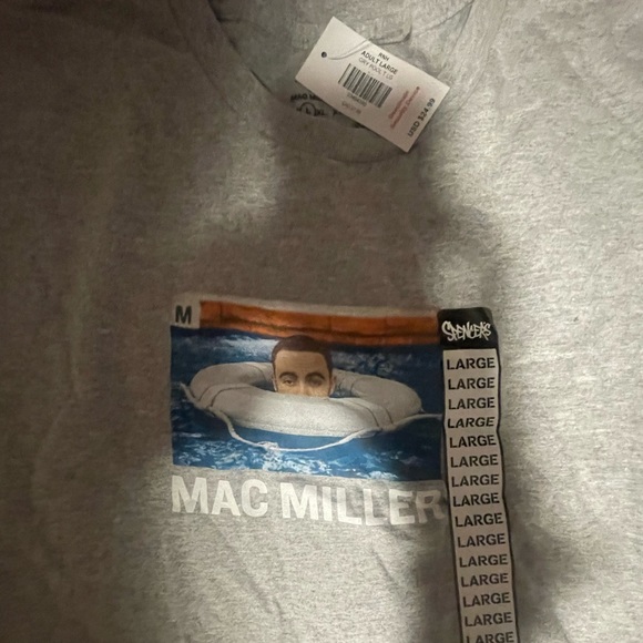 mac miller y2k vintage 2000s spencers BRAND NEW t shirt ! size l - Picture 2 of 3